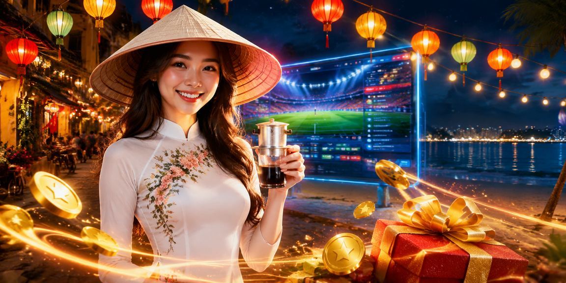 Không khí cá cược thể thao sôi động tại Hà Nội với hình ảnh nón lá mang đậm bản sắc Việt Nam